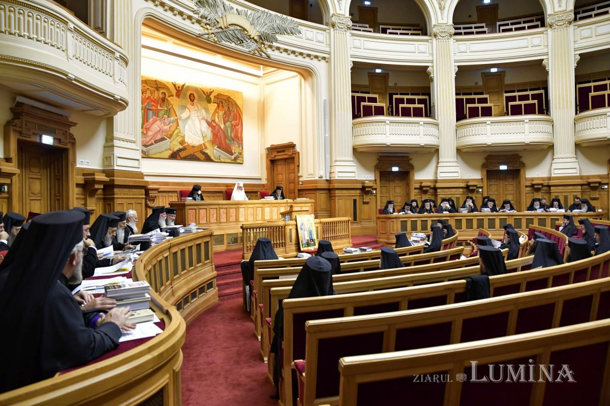 Ședință de lucru a Sfântului Sinod la Palatul Patriarhiei 273974