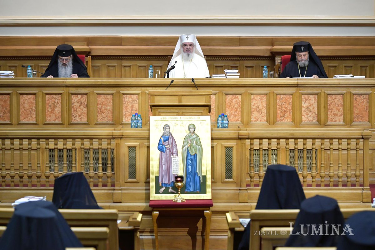 Ședință de lucru a Sfântului Sinod la Palatul Patriarhiei 273976