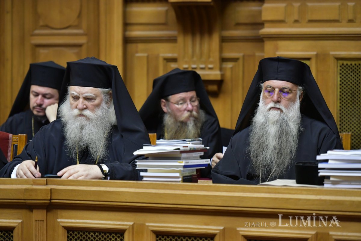 Ședință de lucru a Sfântului Sinod la Palatul Patriarhiei 273977