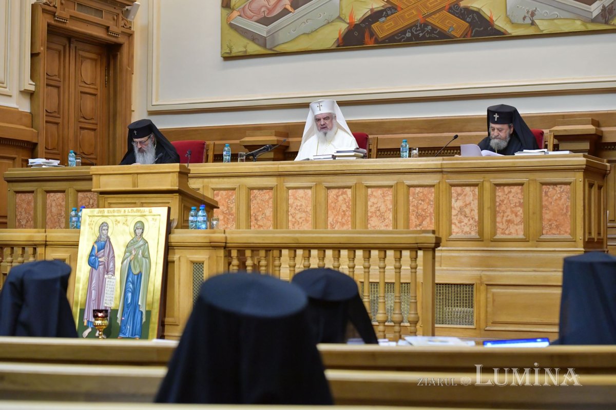 Ședință de lucru a Sfântului Sinod la Palatul Patriarhiei 273979