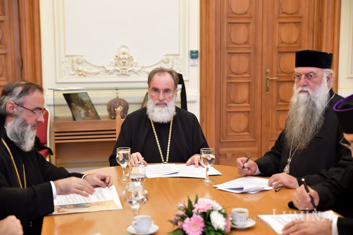 Ședință de lucru a Sfântului Sinod la Palatul Patriarhiei 273992