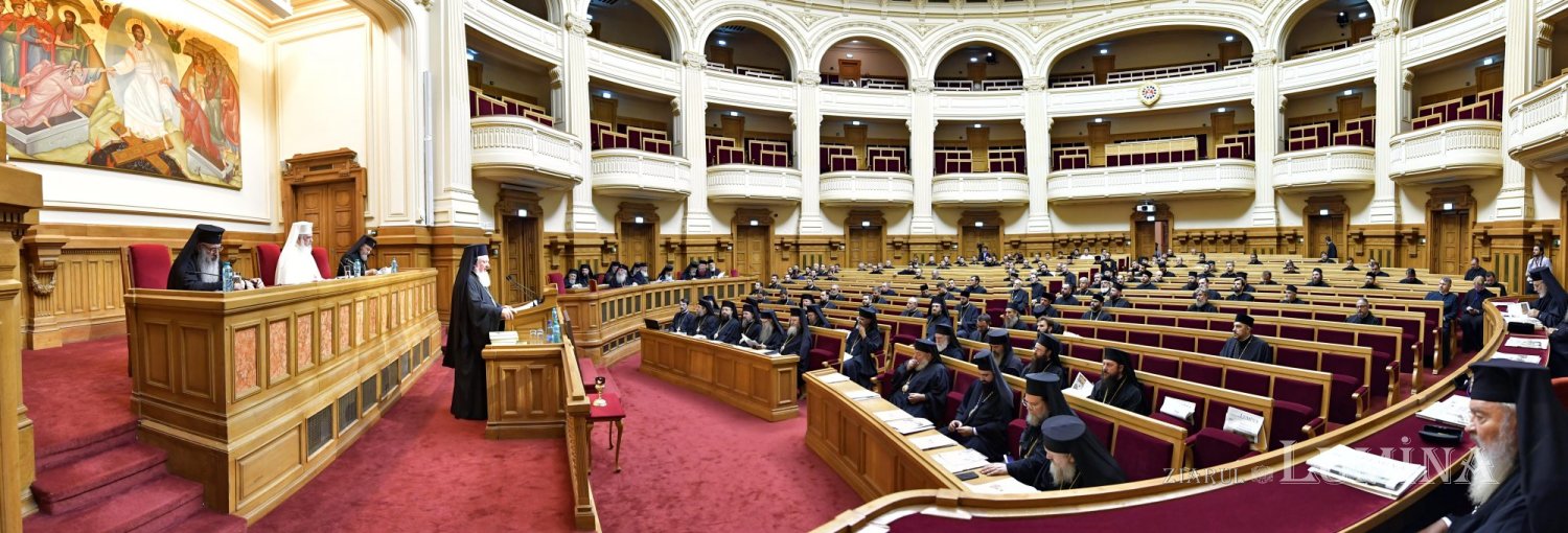 Sfântul Sinod s-a reunit în ședință solemnă la Palatul Patriarhiei 274219