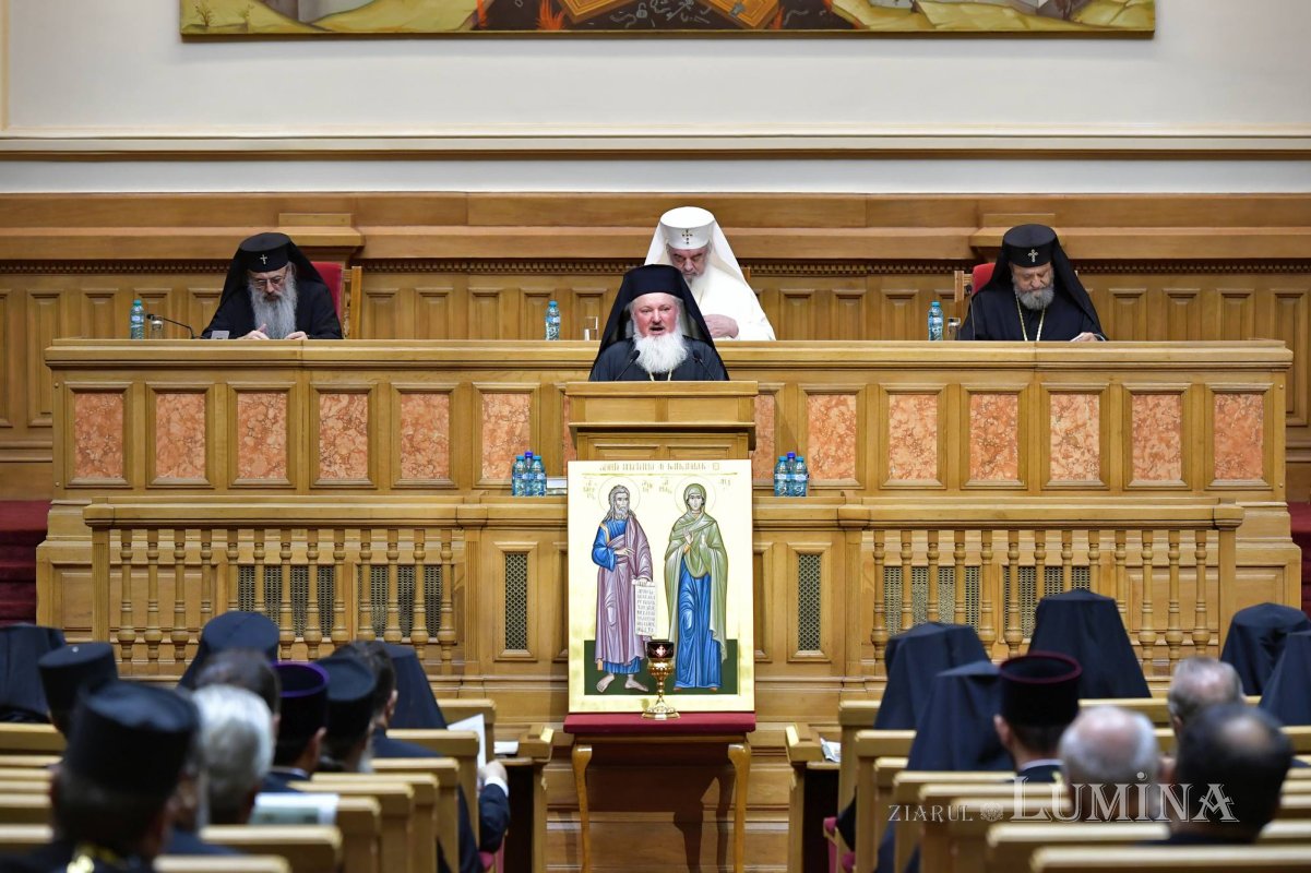 Sfântul Sinod s-a reunit în ședință solemnă la Palatul Patriarhiei 274224