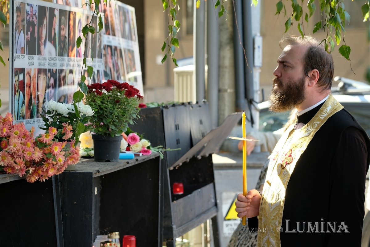 Rugăciune pentru odihna sufletelor victimelor de la clubul Colectiv 274886