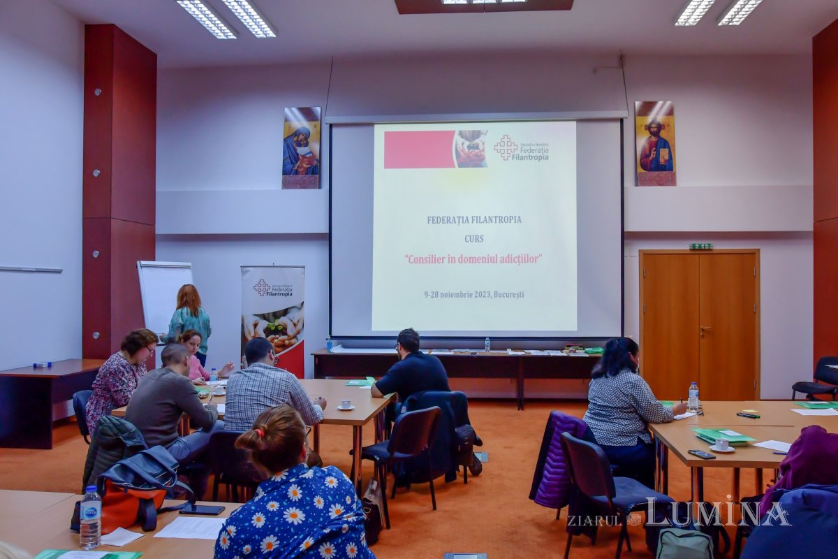 Curs în domeniul adicțiilor organizat de Federația Filantropia 276234