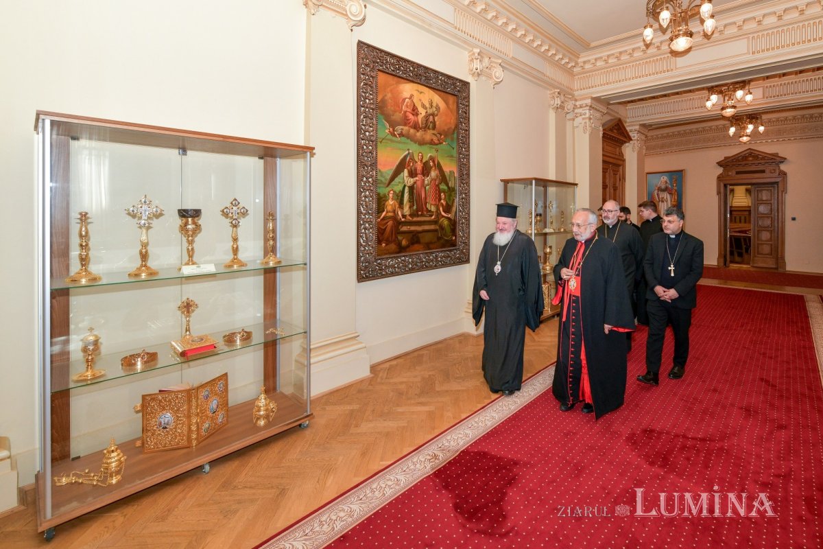 Oaspete armean catolic în vizită la Palatul Patriarhiei 277211