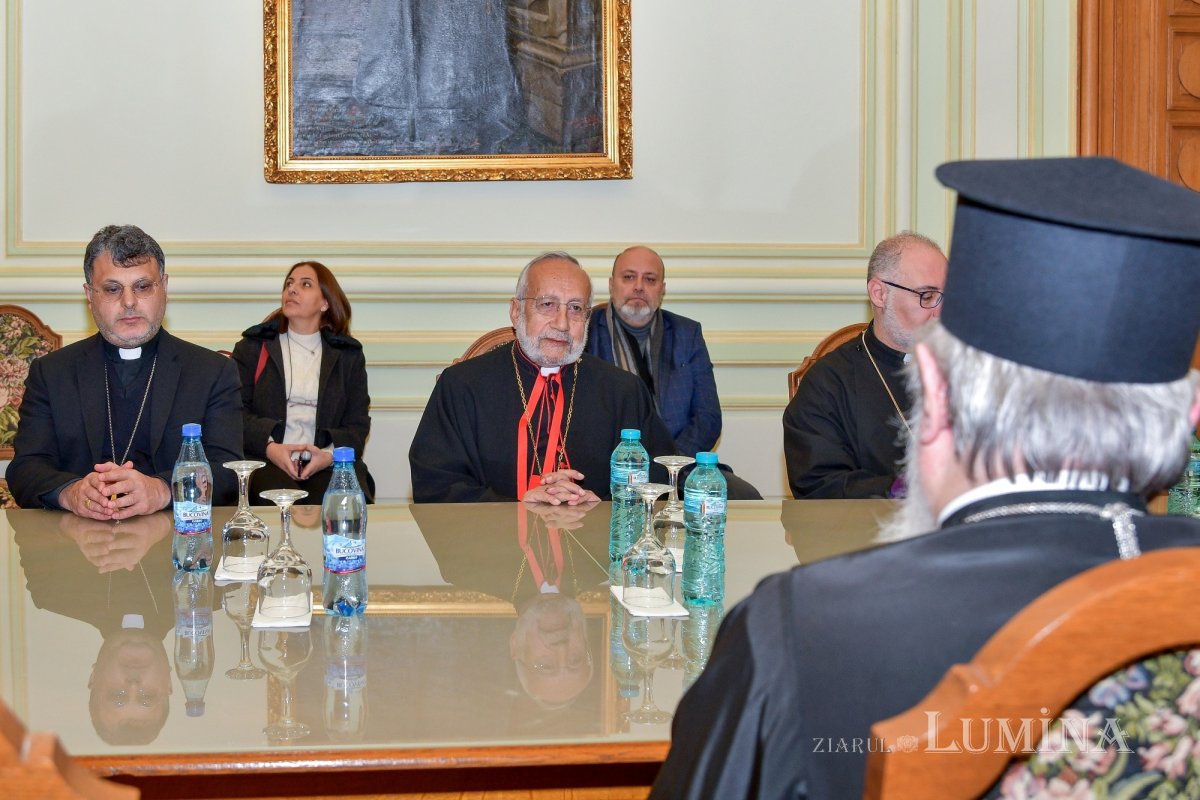 Oaspete armean catolic în vizită la Palatul Patriarhiei 277213