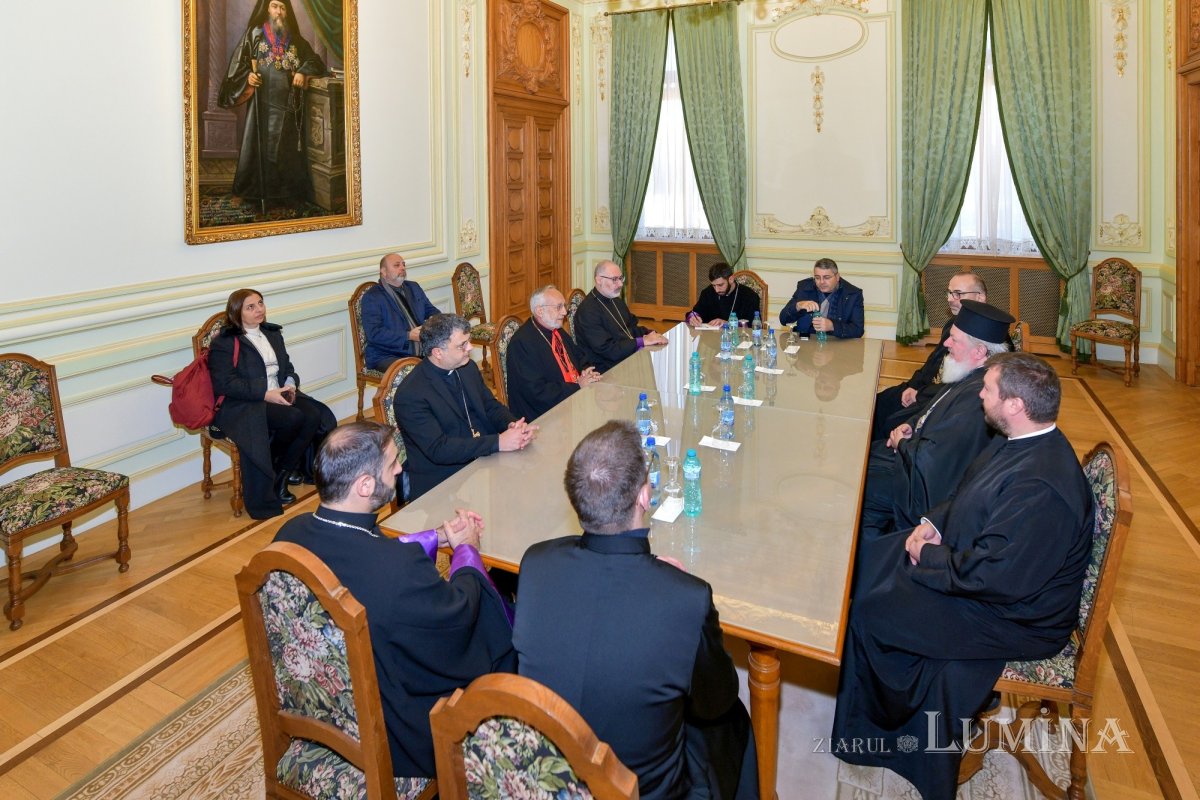 Oaspete armean catolic în vizită la Palatul Patriarhiei 277217