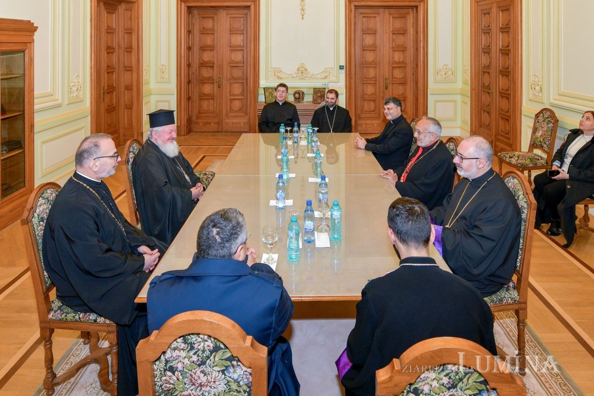 Oaspete armean catolic în vizită la Palatul Patriarhiei 277219