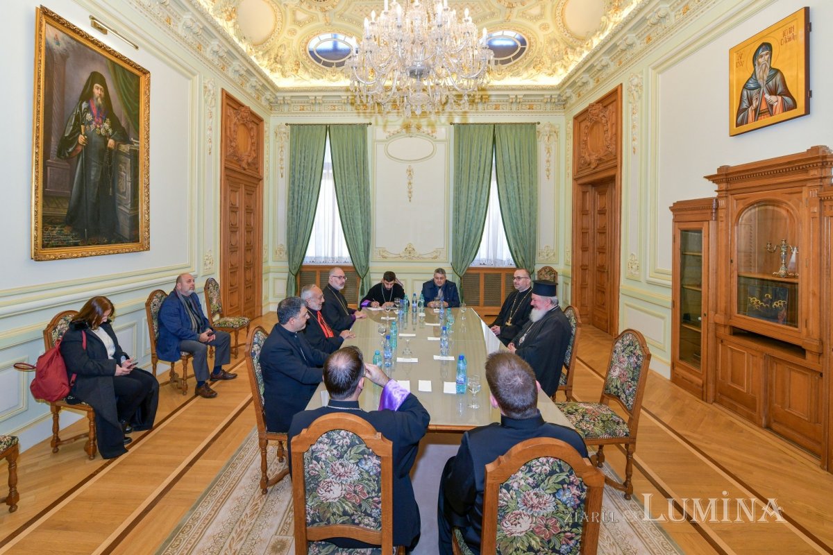 Oaspete armean catolic în vizită la Palatul Patriarhiei 277220