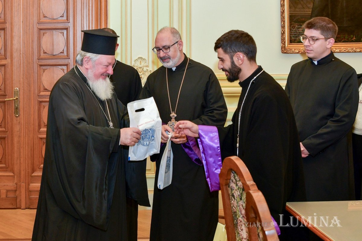 Oaspete armean catolic în vizită la Palatul Patriarhiei 277222