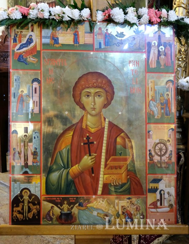 Moaștele Sfântului Pantelimon la Centrul de recuperare al Parohiei Mavrogheni 279244