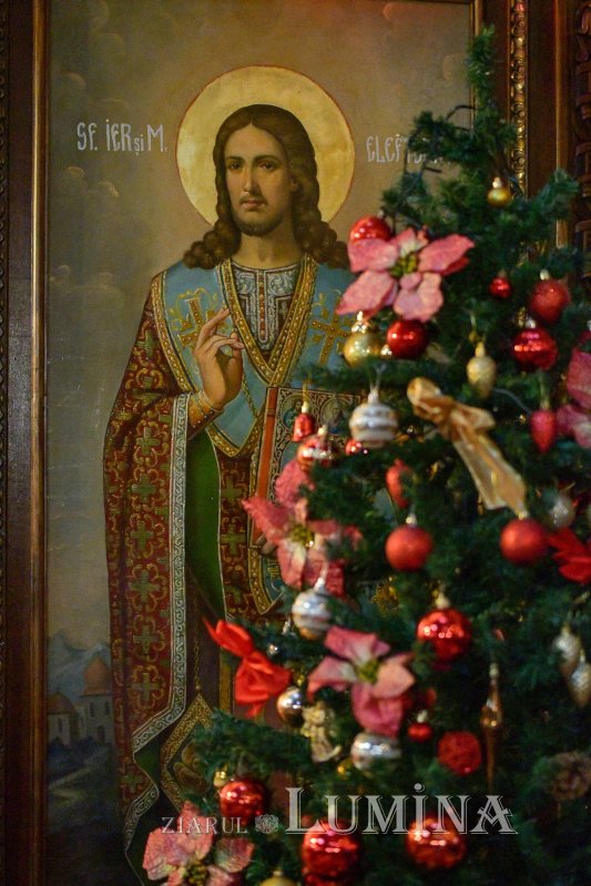 Sfântul Elefterie cinstit la biserica sa din Capitală 280886