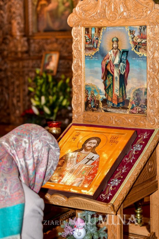 Sfântul Elefterie cinstit la biserica sa din Capitală 280891