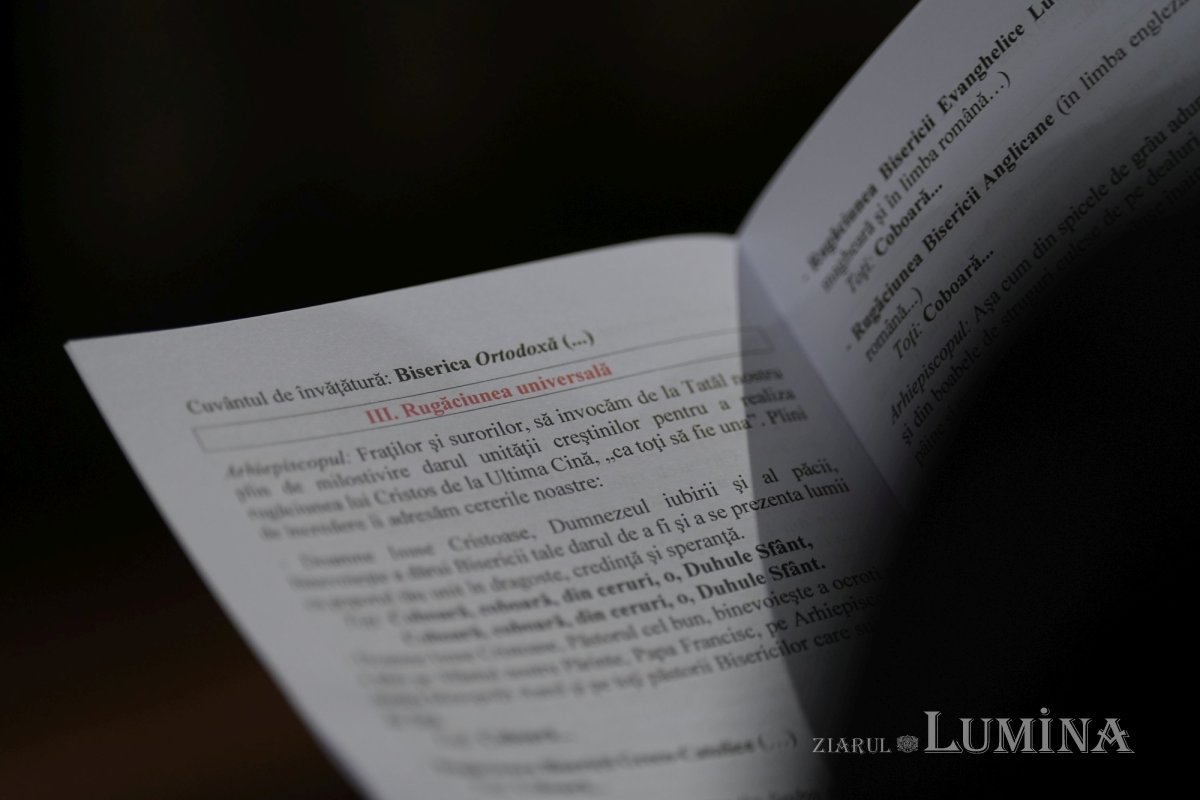 Începutul Săptămânii de rugăciune pentru unitatea creștinilor 284356