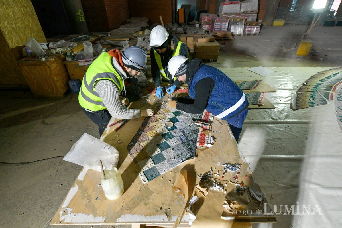 Șantierul Catedralei Naționale în ultima lună a sezonului rece 285808