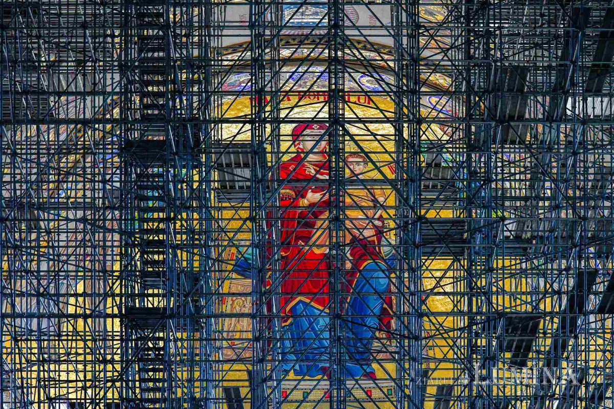 Șantierul Catedralei Naționale în ultima lună a sezonului rece 285818