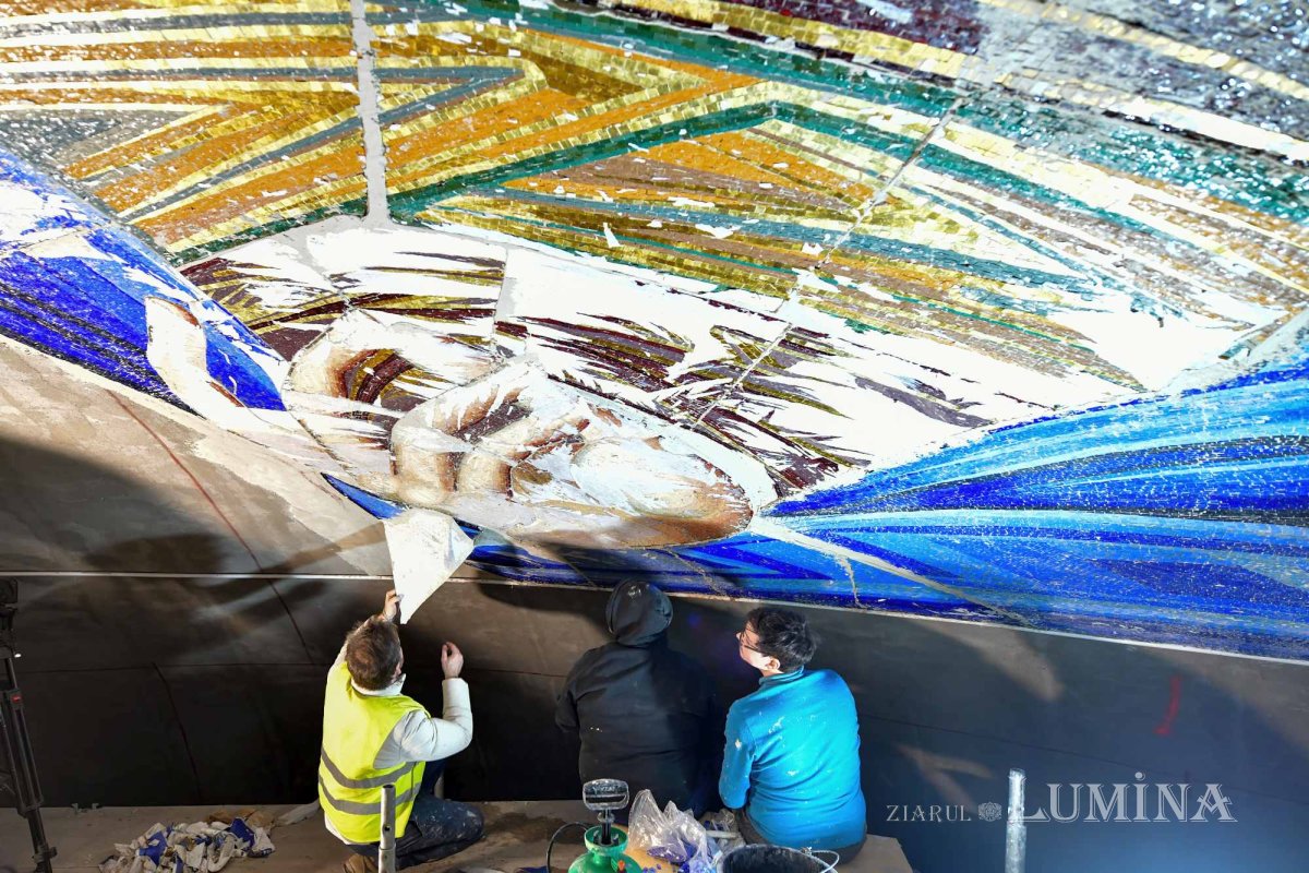 Șantierul Catedralei Naționale în ultima lună a sezonului rece 285828