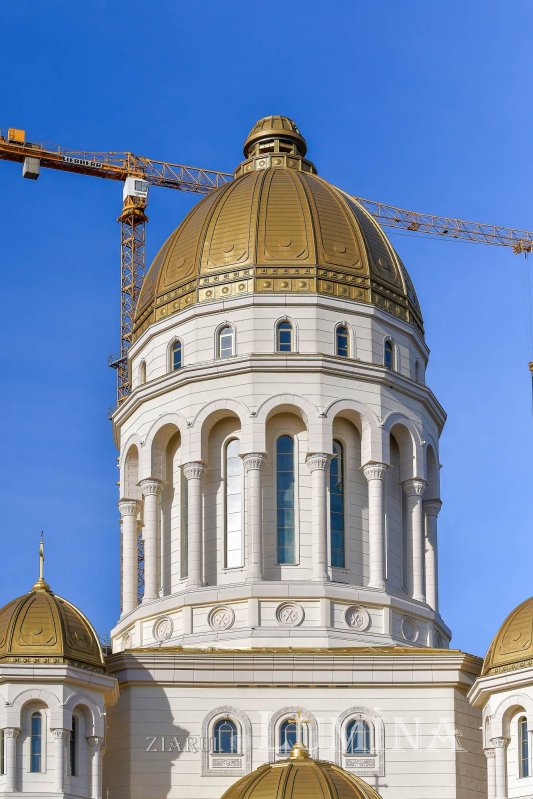 Șantierul Catedralei Naționale în ultima lună a sezonului rece 285847