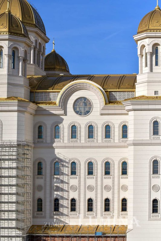 Șantierul Catedralei Naționale în ultima lună a sezonului rece 285851