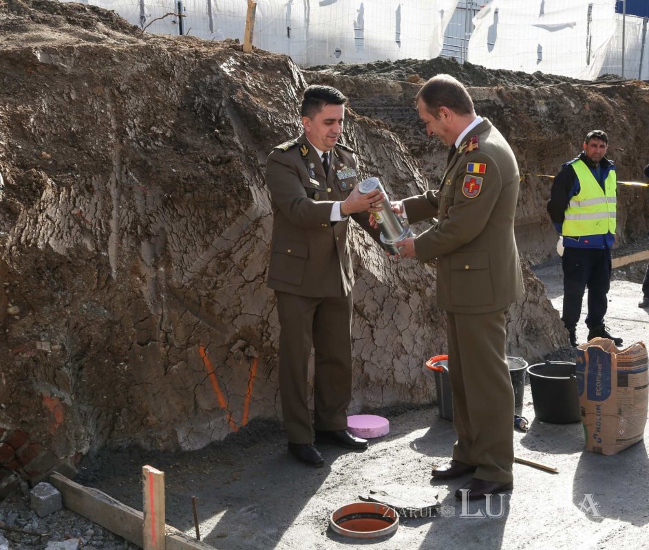 Binecuvântarea lucrărilor la noul pavilion al Spitalului Militar Sibiu 286083