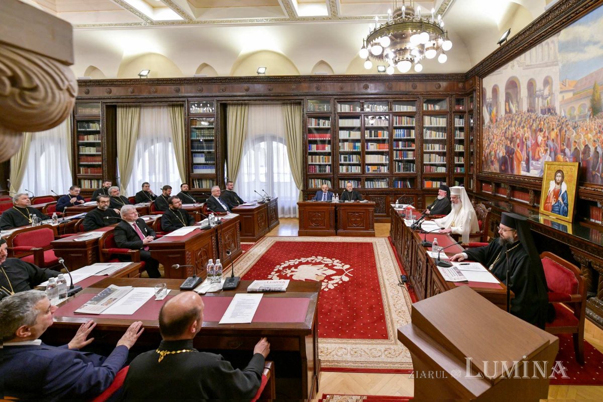 Ședința de lucru a Consiliului Național Bisericesc la Reședința Patriarhală 287098