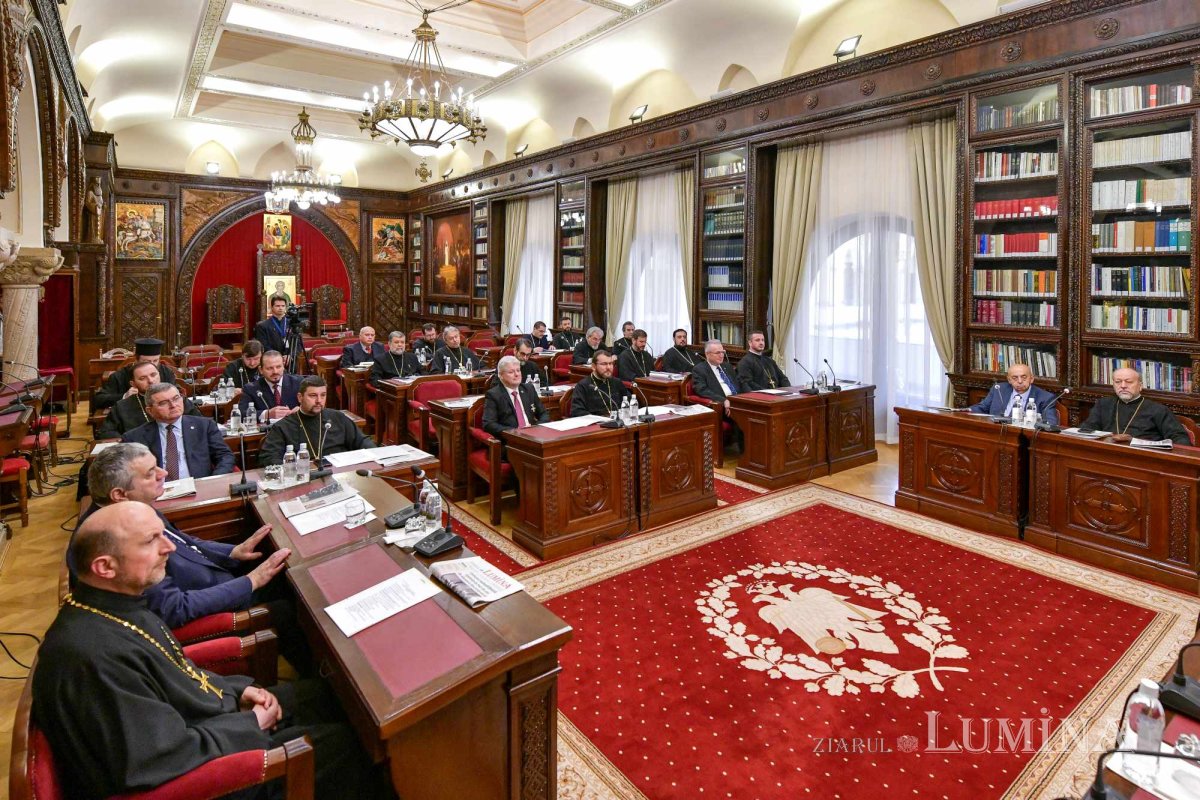Ședința de lucru a Consiliului Național Bisericesc la Reședința Patriarhală 287100