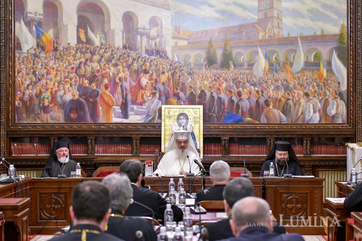 Ședința de lucru a Consiliului Național Bisericesc la Reședința Patriarhală 287103