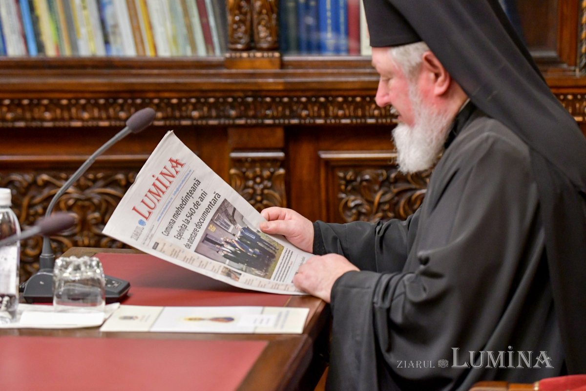 Ședința de lucru a Consiliului Național Bisericesc la Reședința Patriarhală 287104