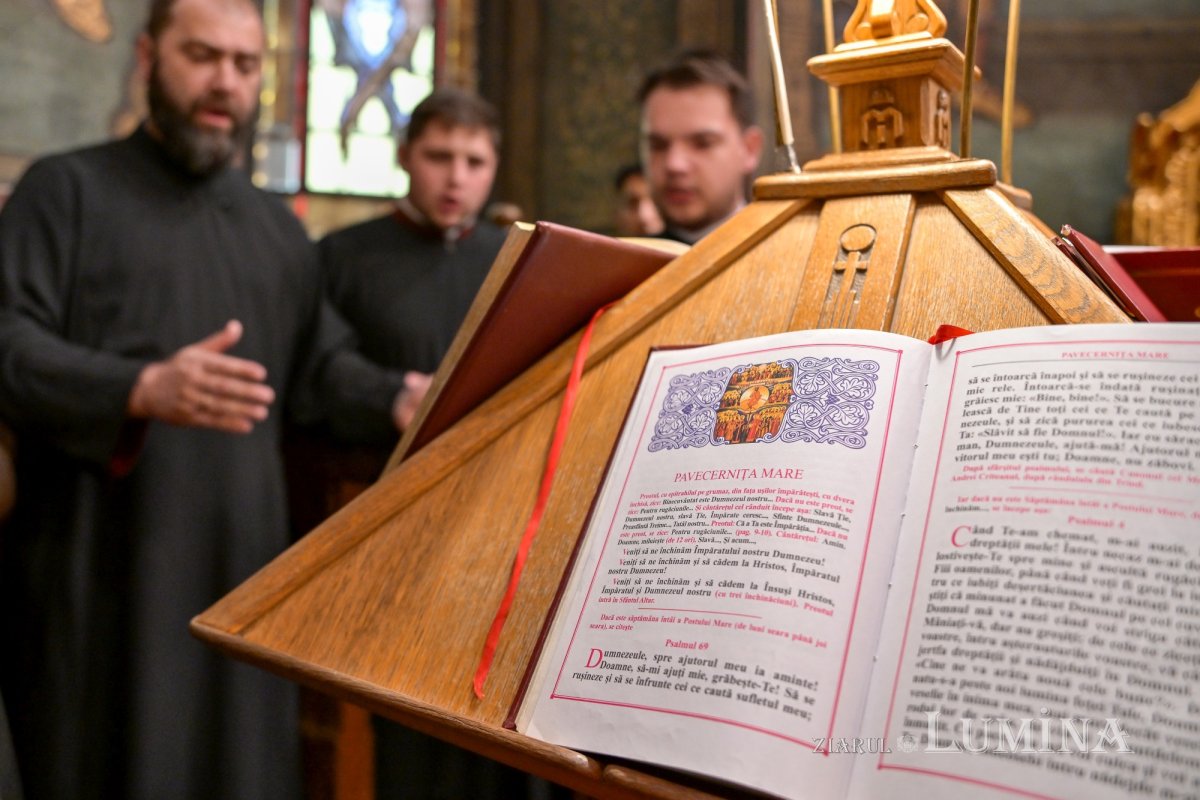Slujba Canonului cel Mare continuă la Catedrala Patriarhală 289189