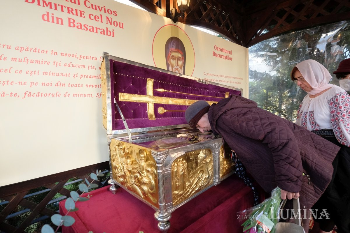 Popas duhovnicesc al Sfântului Dimitrie cel Nou la Biserica Icoanei 289526