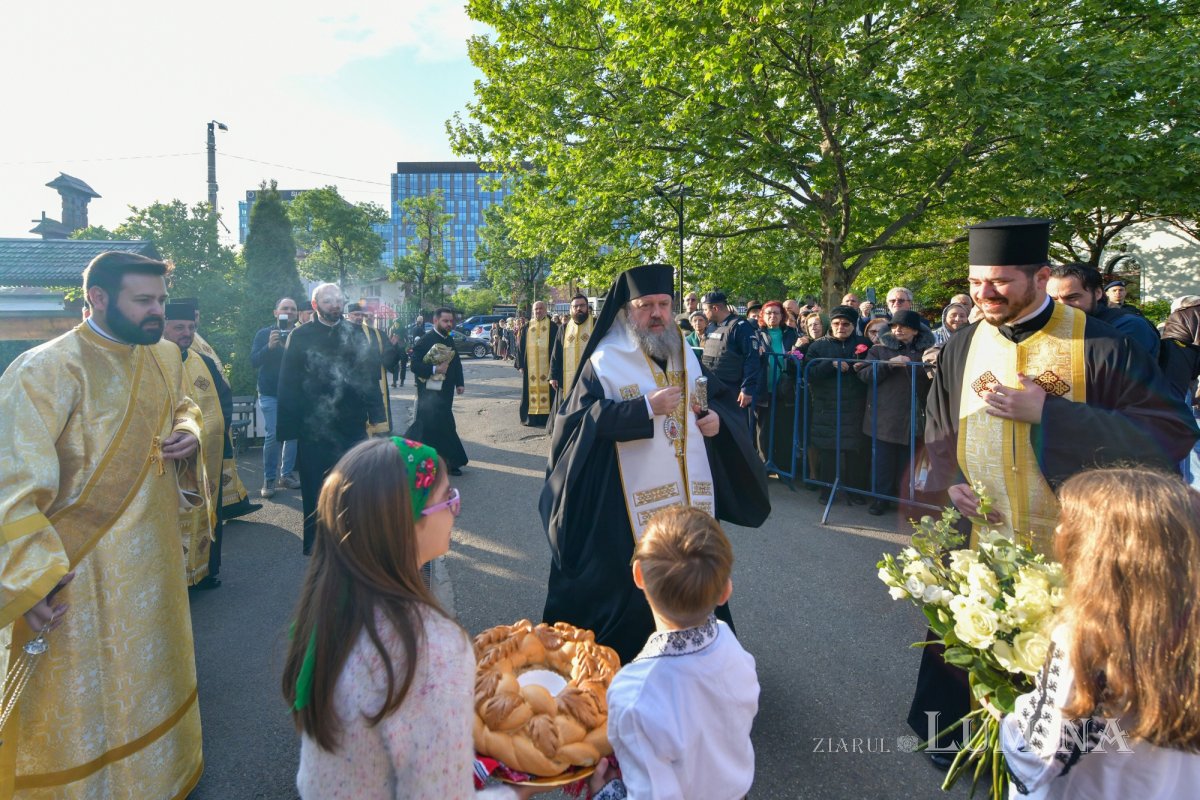 Sfântul Dimitrie cel Nou și-a încheiat călătoria în Arhiepiscopia Bucureștilor 292735