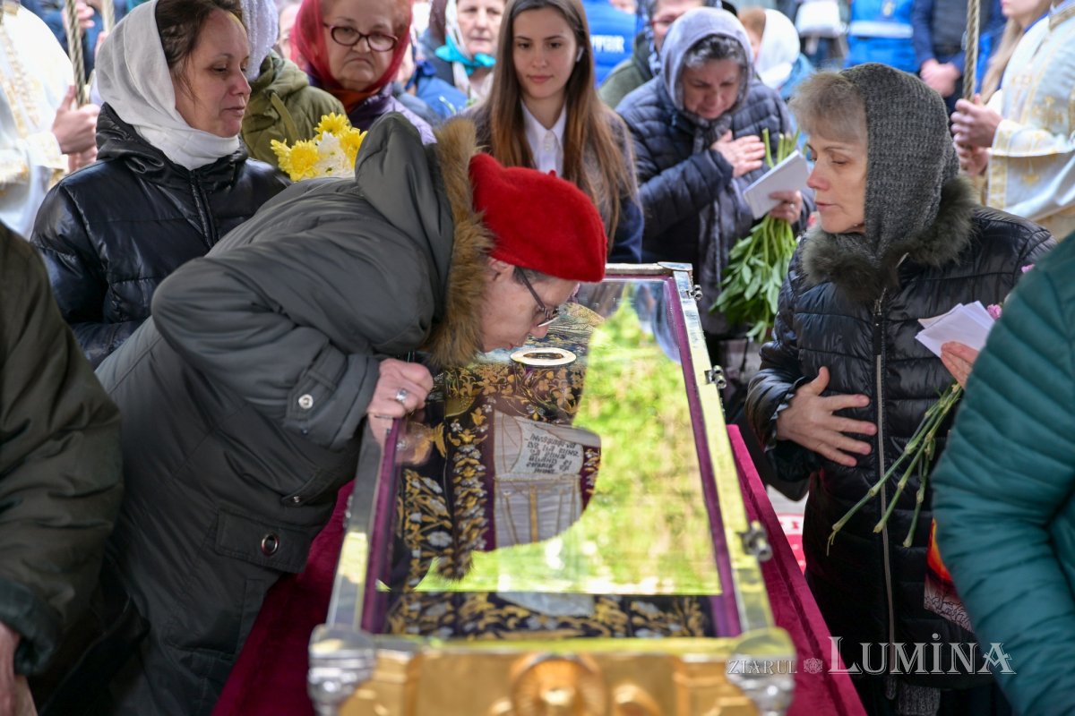 Sfântul Dimitrie cel Nou și-a încheiat călătoria în Arhiepiscopia Bucureștilor 292746