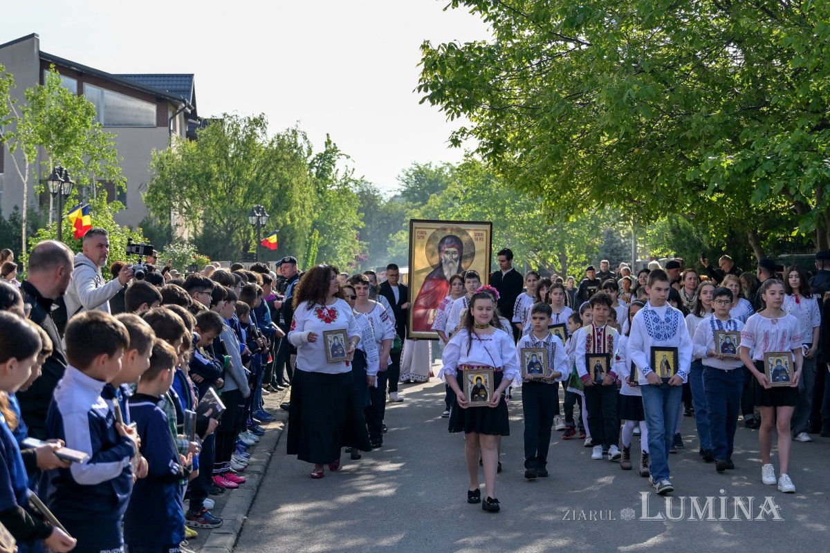Sfântul Dimitrie cel Nou și-a încheiat călătoria în Arhiepiscopia Bucureștilor 292753
