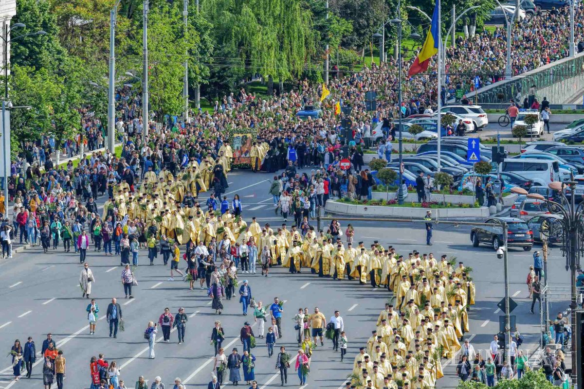 Pelerinajul tradițional de Florii în Capitală 293586