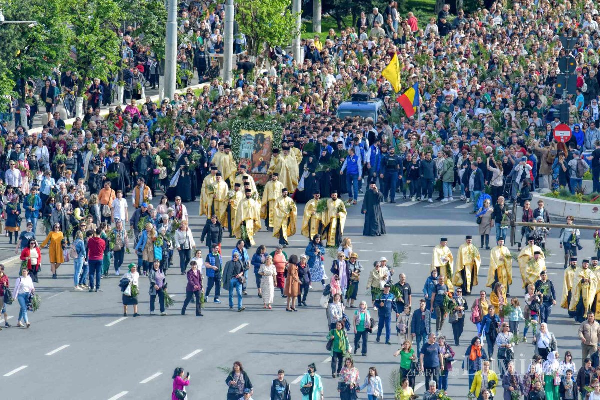 Pelerinajul tradițional de Florii în Capitală 293587