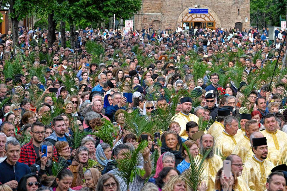 Pelerinajul tradițional de Florii în Capitală 293609