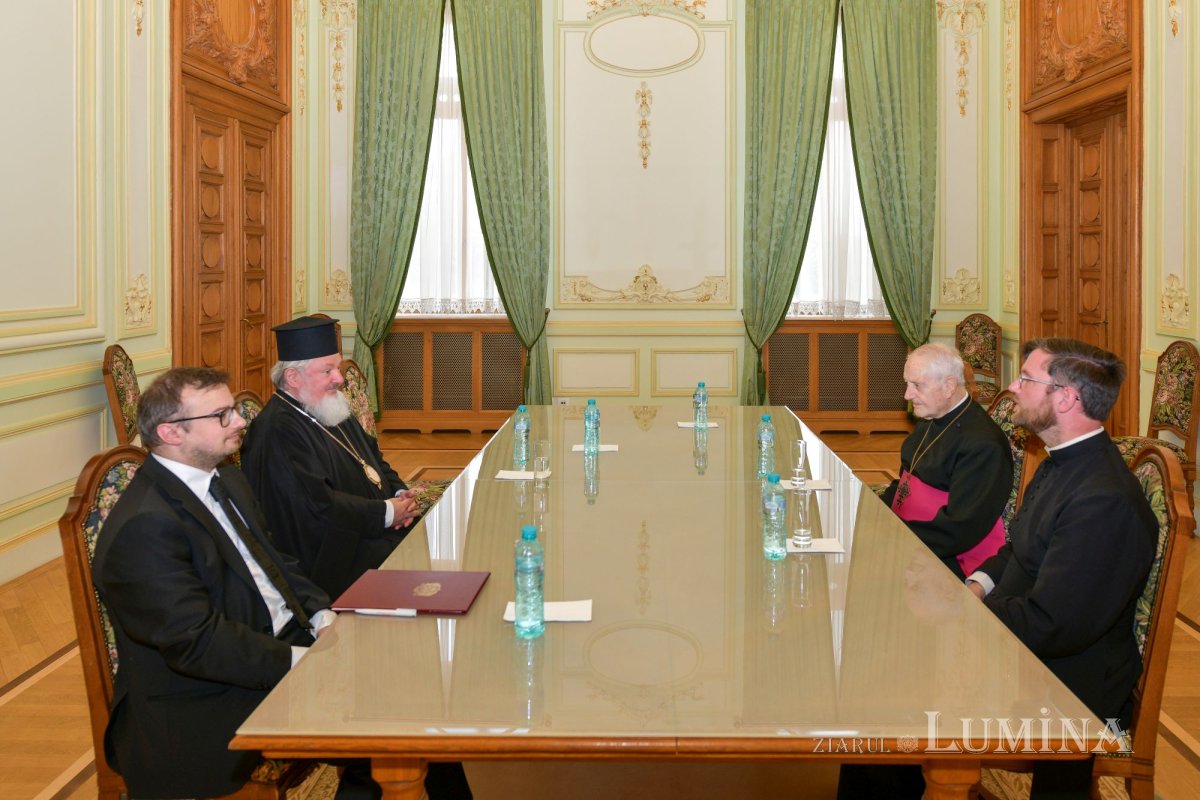 Oaspete anglican în vizită la Palatul Patriarhiei 294054