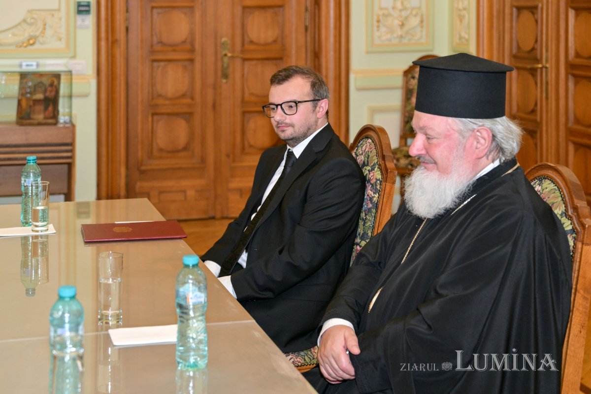 Oaspete anglican în vizită la Palatul Patriarhiei 294058