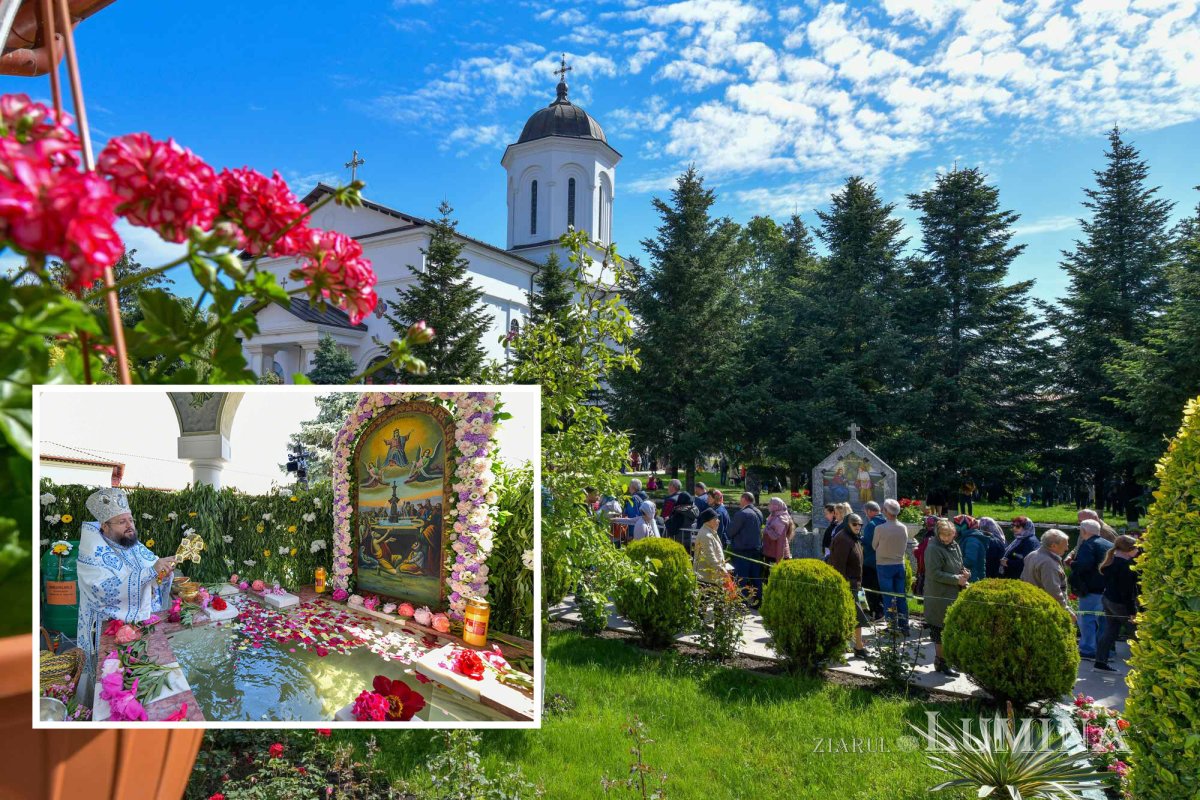 Revărsare de har tămăduitor la izvorul Mănăstirii Ghighiu 295058