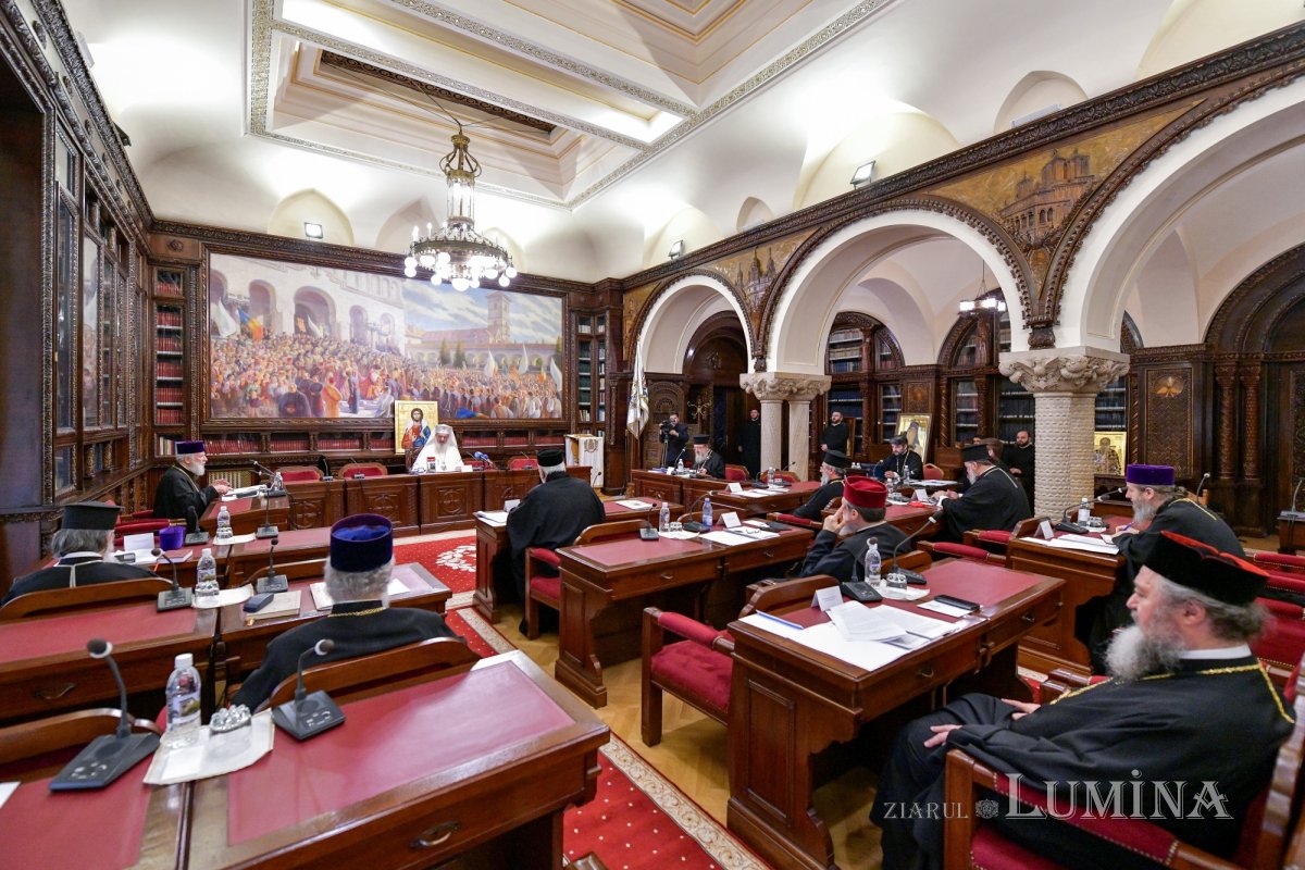 Întrunirea Sinodului Mitropoliei Munteniei și Dobrogei la Reședința Patriarhală 296204