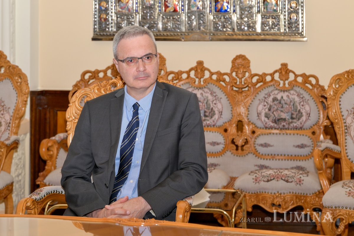 Ambasadorul Franței în vizită de prezentare la Patriarhia Română 298638