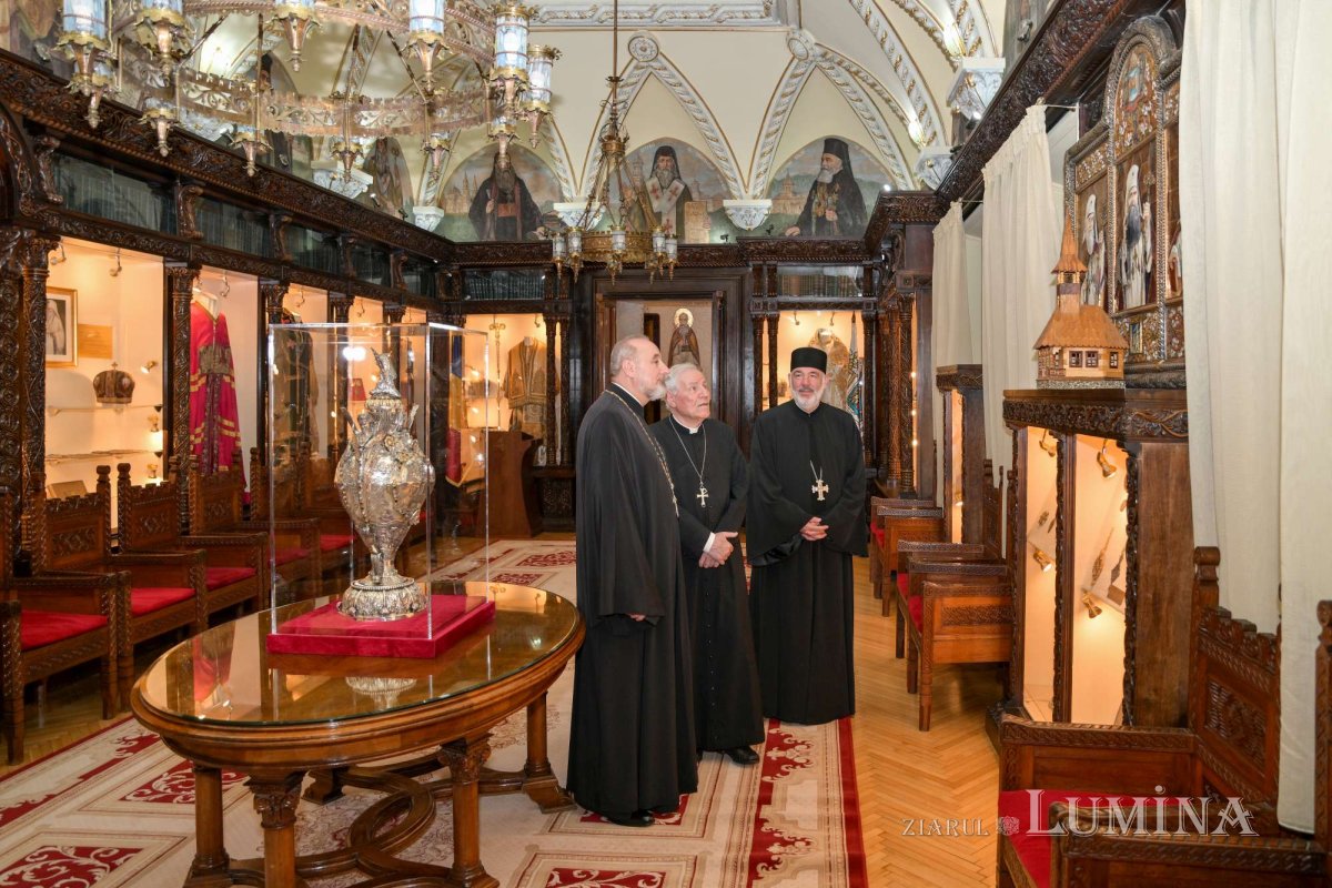 Episcop romano-catolic emerit de Padova în vizită la Patriarhia Română 299199