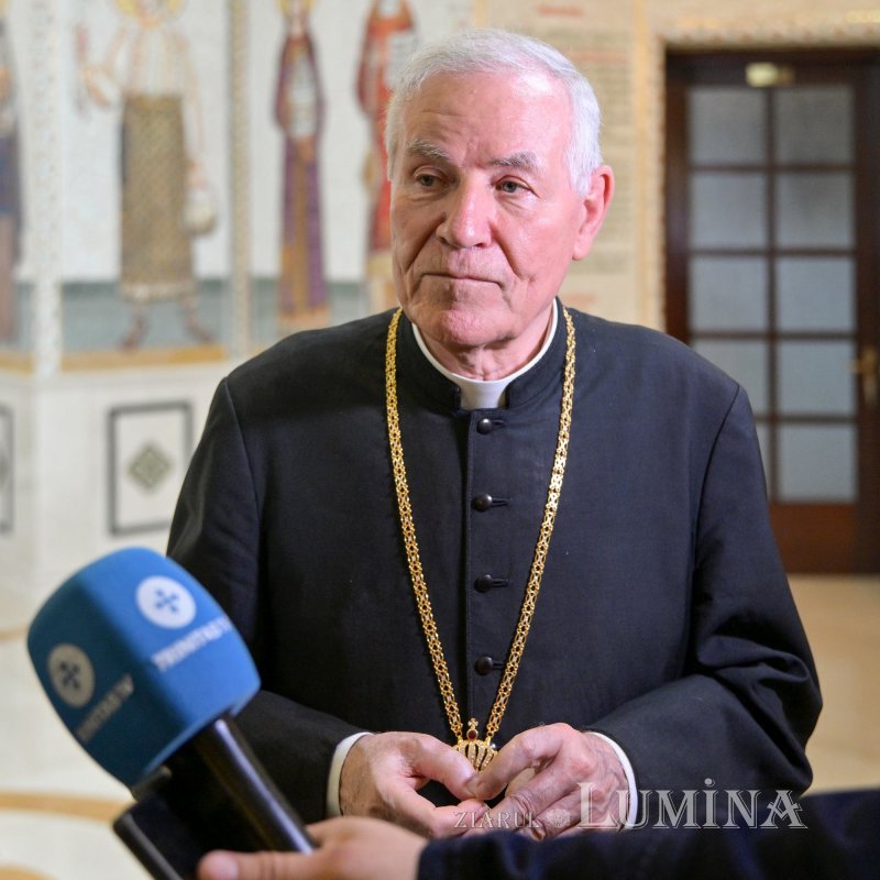 Episcop romano-catolic emerit de Padova în vizită la Patriarhia Română 299212