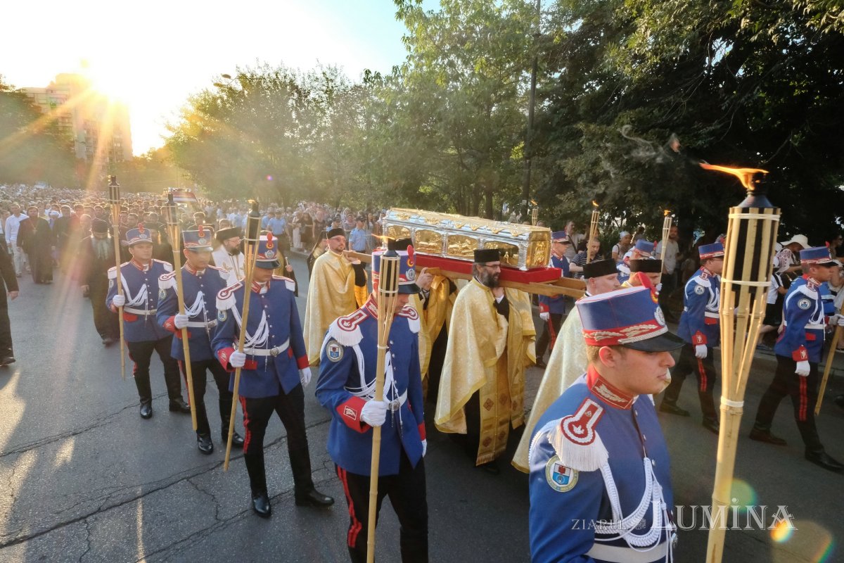 Sfântul Cuvios Dimitrie cel Nou i-a primit pe pelerini în cetatea sa 302870