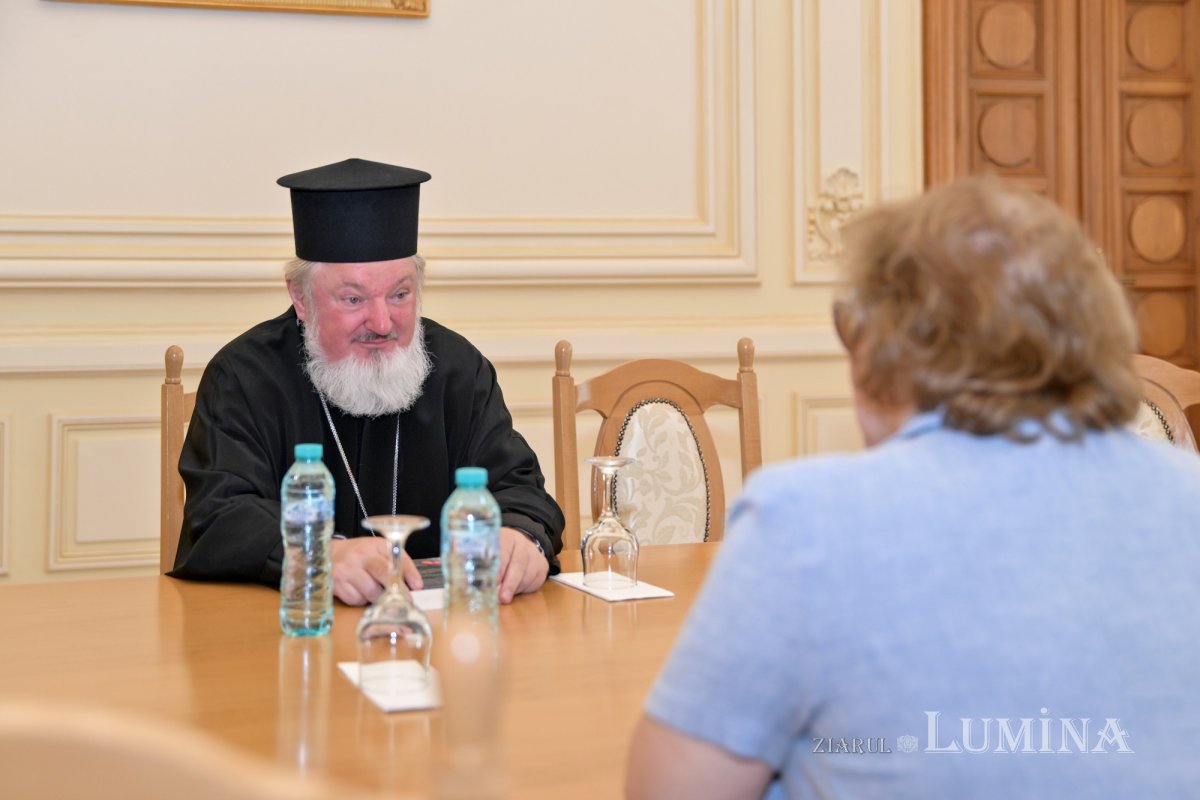 Noul ambasador al Albaniei la București, în vizită la Patriarhia Română 303496