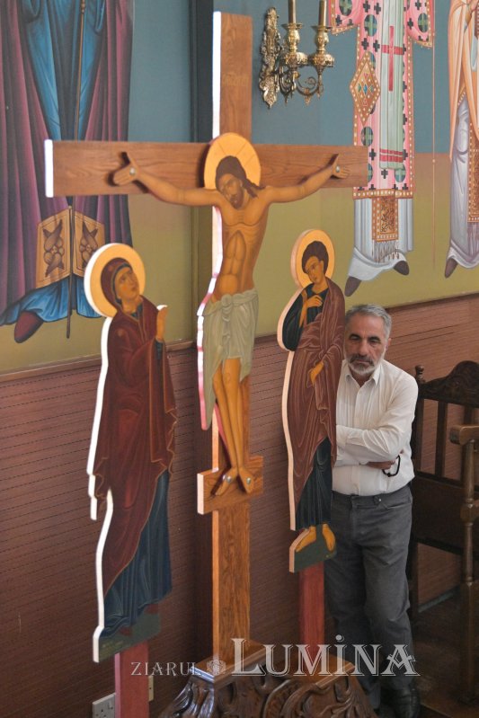 Moaştele Sfântului Ciprian de la Biserica Zlătari din Bucureşti, întâmpinate în Cipru de Mitropolitul Athanasios de Limassol 307320