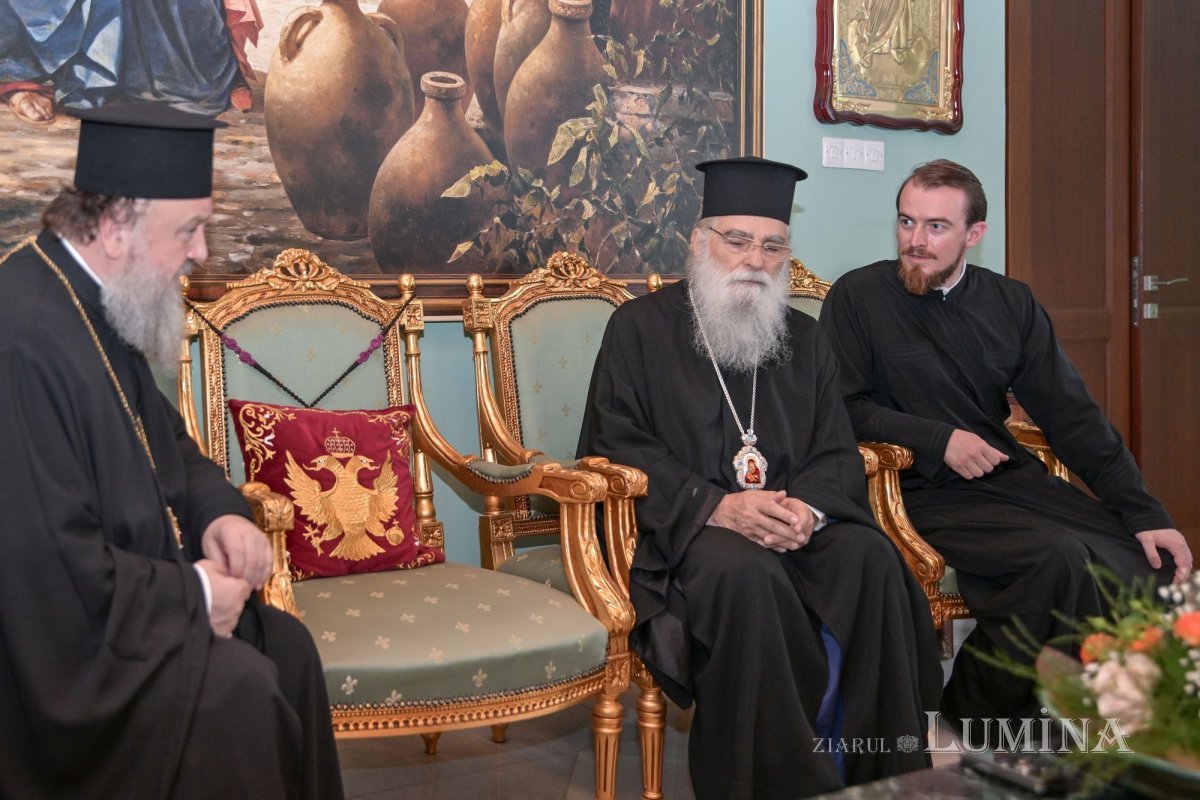 Primirea delegaţiei Patriarhiei Române la Reprezentanţa Patriarhiei Ierusalimului în Cipru 307444