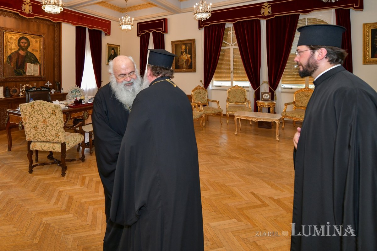 Delegaţia Patriarhiei Române în Cipru a fost primită de Arhiepiscopul Gheorghe al Ciprului 307599