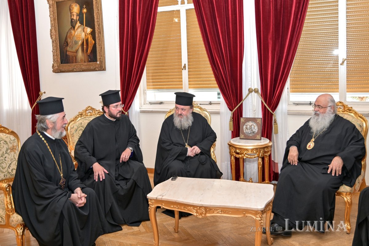 Delegaţia Patriarhiei Române în Cipru a fost primită de Arhiepiscopul Gheorghe al Ciprului 307601